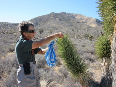 Retrieving Mylar Trash