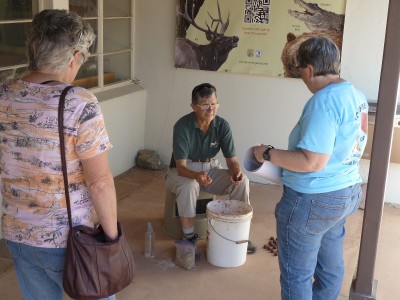 Visitors Learn about Seed Balls